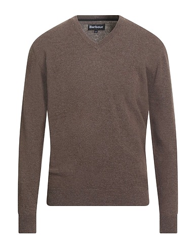 BARBOUR Pullover Khaki 100% Lana