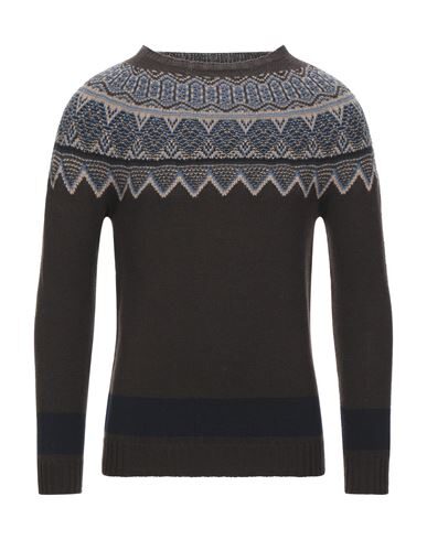 Alpha Studio Sweaters In Dark Brown