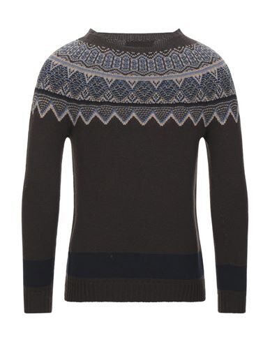 Alpha Studio Sweaters In Dark Brown