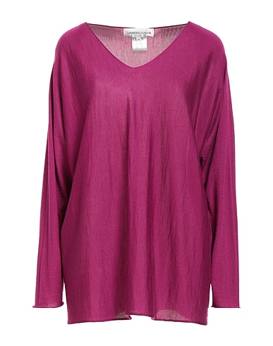 LAMBERTO LOSANI Cashmere blend Magenta 70% Cashmere, 30% Silk