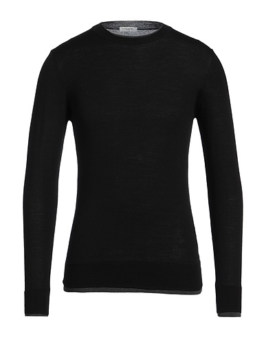 PAOLO PECORA Jumper Black 100% Wool