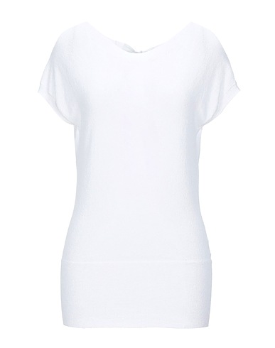 CAPPELLINI by PESERICO Sweater White 70% Viscose, 30% Polyamide