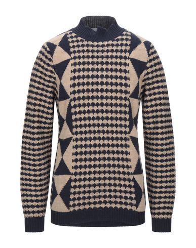 Grey Daniele Alessandrini Sweaters In Dark Blue