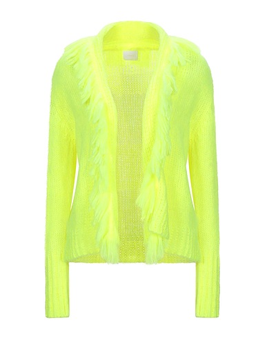 MERCI ITALIA Cardigan Lime green 45% Acrylic, 35% Polyamide, 20% Alpaca wool