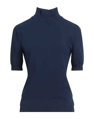BOUTIQUE MOSCHINO Polo neck Midnight blue 70% Viscose, 30% Polyamide
