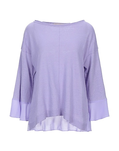 KAOS JEANS Jumper Mauve 75% Linen, 25% Cotton, Polyester