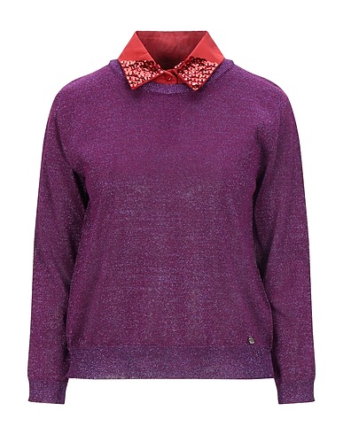 ANNARITA N Sweater Mauve 70% Viscose, 15% Polyester, 15% Polyamide
