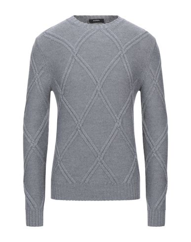 Alpha Studio Sweaters In Grey