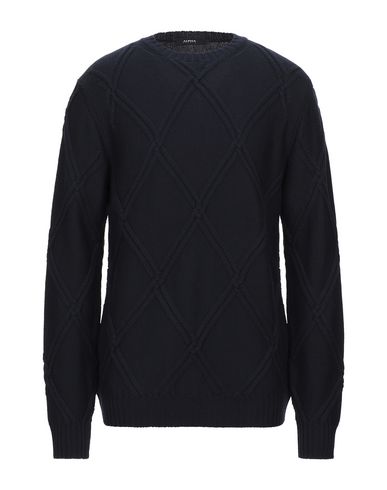 Alpha Studio Sweaters In Dark Blue