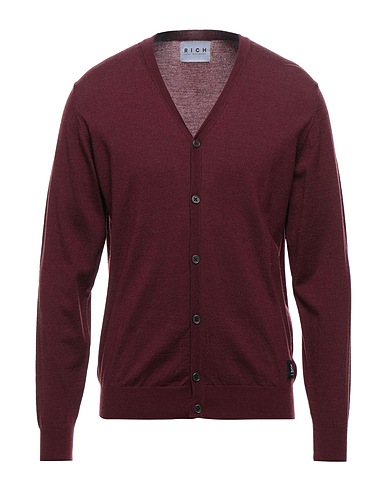 JOHN RICHMOND Cardigan Burgundy 42% Merino Wool, 42% Acrylic, 16% Nylon