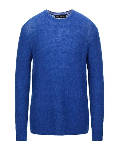 NEIL BARRETT Jumper Blue 50% Mohair wool, 50% Nylon