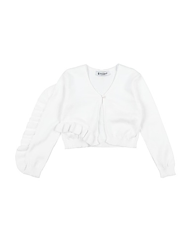 DONDUP Cardigan White 100% Cotton