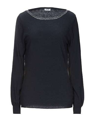 LIU •JO Jumper Midnight blue 47% Polyamide, 20% Cotton, 20% Polyester, 13% Wool