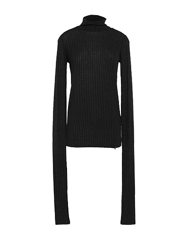PATRIZIA PEPE Polo neck Black 59% Viscose, 21% Polyester, 14% Polyamide, 6% Elastane