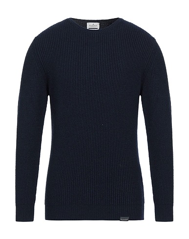 BROOKSFIELD Jumper Midnight blue 34% Polyamide, 34% Wool, 29% Viscose, 3% Polyester