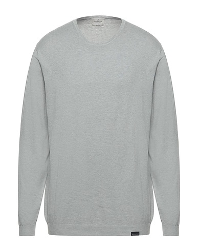 BROOKSFIELD Jumper Light grey 85% Cotton, 15% Wool