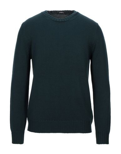 Alpha Studio Sweaters In Dark Green