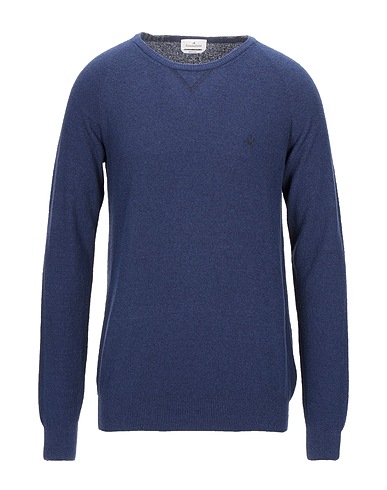 BROOKSFIELD Jumper Midnight blue 72% Cotton, 28% Polyamide
