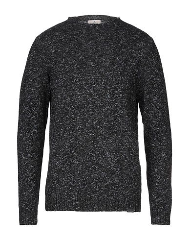 BROOKSFIELD Jumper Black 66% Wool, 16% Polyamide, 13% Viscose, 5% Linen