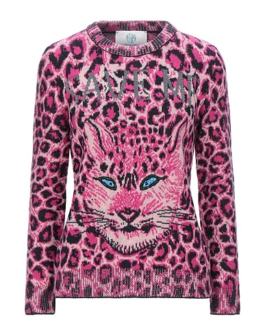 ALBERTA FERRETTI Pullover Fuchsia 100% Laine vierge
