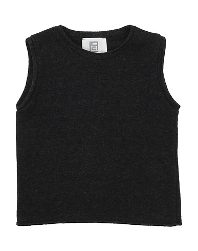 LE PETIT COCO Sleeveless sweater Lead 69% Cotton, 19% Acrylic, 12% Synthetic fibers