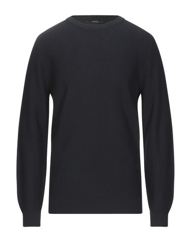 Alpha Studio Sweaters In Dark Blue