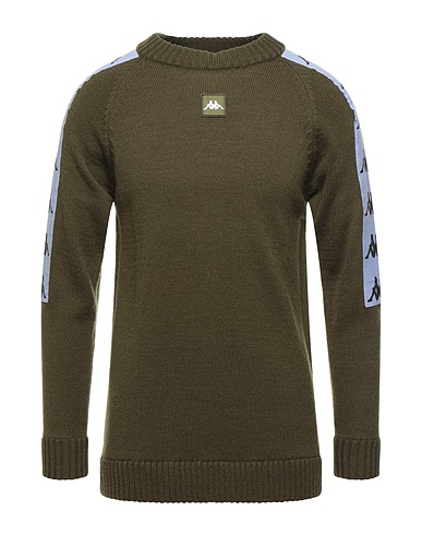 KAPPA Jumper Military green 70% Acrylic, 30% Wool