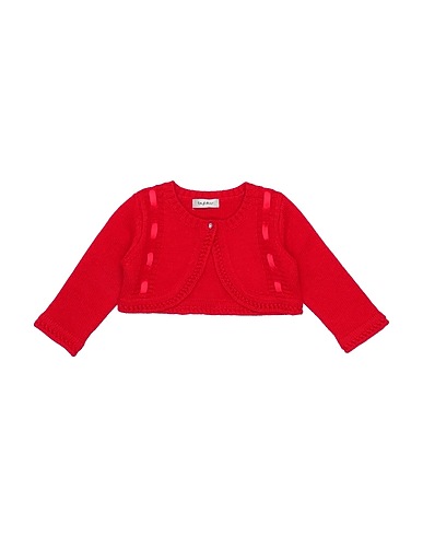 BYBLOS Shrug Red 40% Polyester, 25% Nylon, 18% Wool, 17% Acrylic