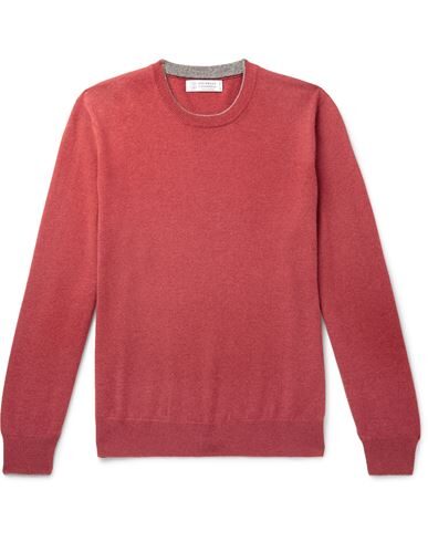 Brunello Cucinelli Sweaters In Brick Red