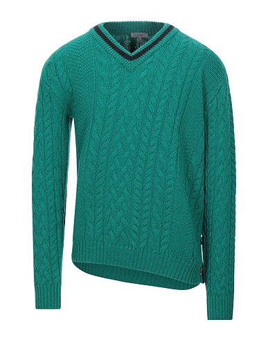 LANVIN Jumper Green 70% Wool, 30% Baby alpaca wool
