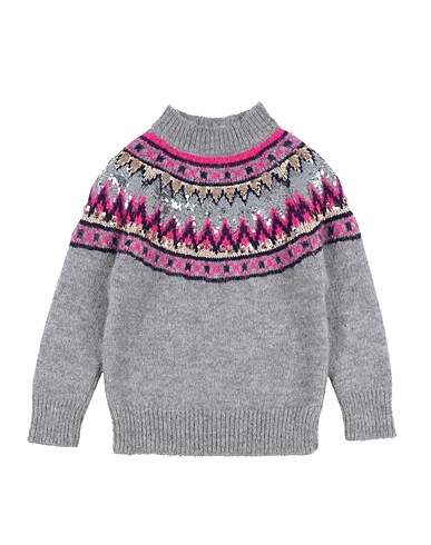ALBERTA FERRETTI Polo neck JUNIOR Lead 70% Acrylic, 30% Mohair wool