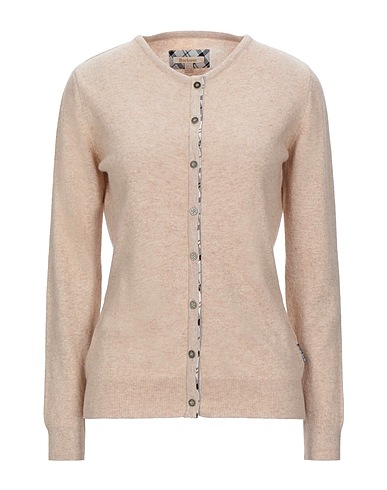 BARBOUR Strickjacke Beige 55% Wolle, 45% Baumwolle