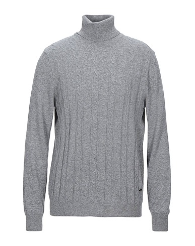 HAVANA & CO. Polo neck Grey 40% Merino Wool, 25% Nylon, 25% Viscose, 10% Cashmere
