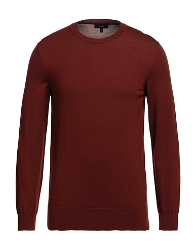 THEORY Sweater Brown 100% Wool