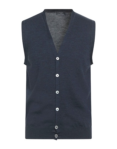 BARBA Napoli Cardigan Blu notte 100% Lana Vergine