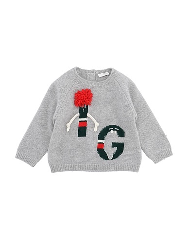 IL GUFO Sweater Grey 100% Virgin Wool