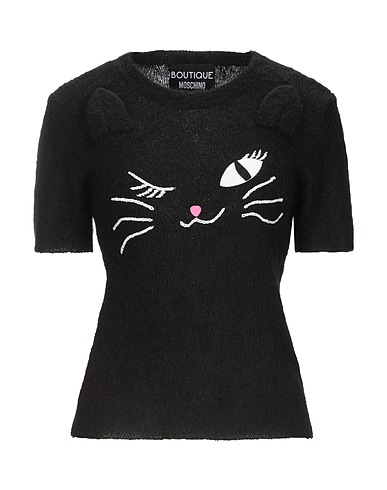 BOUTIQUE MOSCHINO Jumper Black 34% Acrylic, 34% Wool, 32% Polyamide