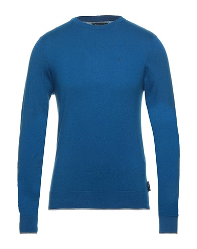 ARMANI EXCHANGE Pullover Blau 95% Baumwolle, 5% Kaschmir, Polyamid, Elastan