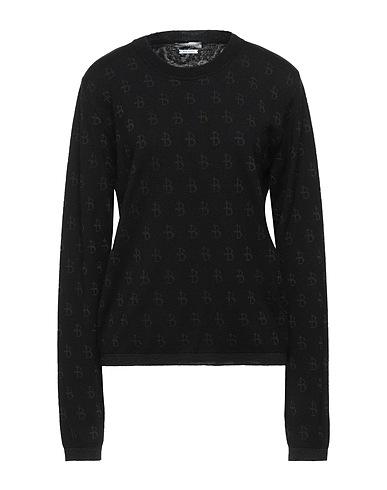 BALLANTYNE Pullover Nero 50% Lana, 39% Viscosa, 6% Poliestere, 5% Poliammide
