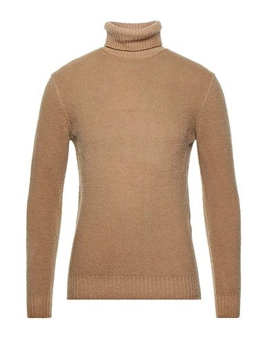 ALTEA Rollkragenpullover Kamel 100% Schurwolle