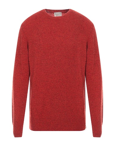 BROOKSFIELD Jumper Brick red 85% Virgin Wool, 15% Polyamide