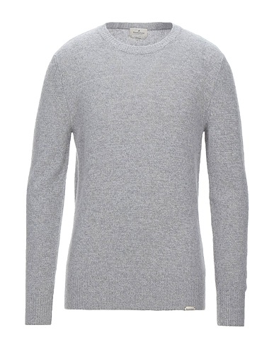 BROOKSFIELD Jumper Light grey 85% Virgin Wool, 15% Polyamide