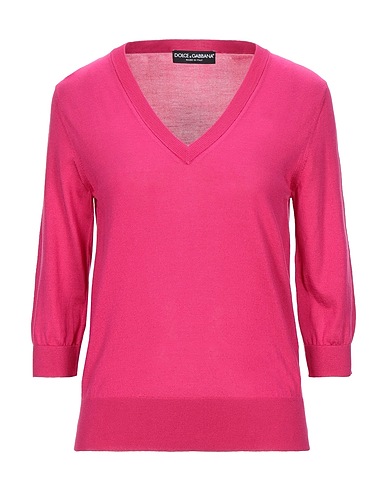 DOLCE&GABBANA Sweater Fuchsia 100% Silk