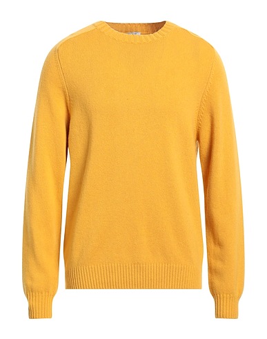 HERITAGE Pullover Senape 90% Lana Vergine, 10% Cachemire