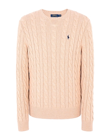 POLO RALPH LAUREN Jumper CABLE-KNIT COTTON SWEATER
 Beige 100% Cotton