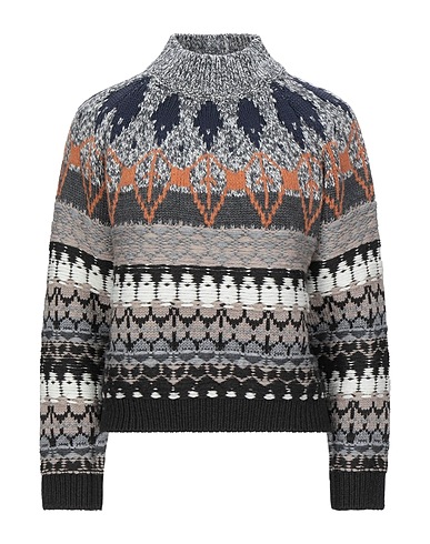 STELLA McCARTNEY Polo neck Grey 92% Wool, 5% Polyamide, 3% Alpaca wool