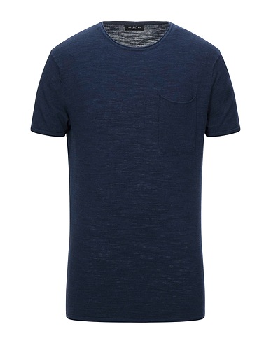 SELECTED HOMME Jumper Midnight blue 100% Cotton