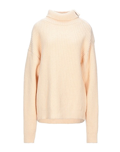 JIL SANDER+ Turtleneck Ivory 100% Wool, Cotton, Acetate