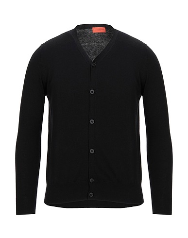 BALLANTYNE Cardigan Black 85% Cotton, 15% Cashmere