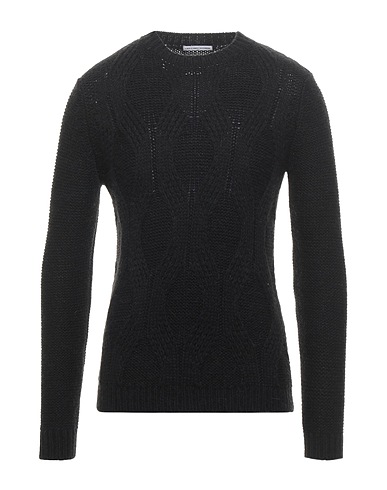 GREY DANIELE ALESSANDRINI Pullover Nero 60% Acrilico, 20% Lana, 20% Lana di alpaca